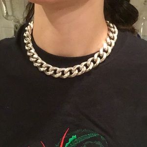 Carolee silver chain necklace